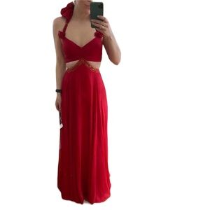 Jovani Red Gown 751